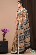 Load image into Gallery viewer, Linen Cotton Saree
