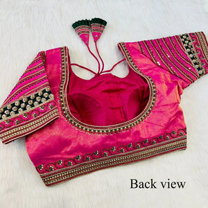 South Silk Embroidered Blouse